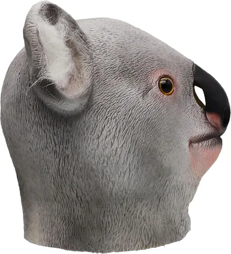 Vista 2 de ifkoo - Máscara de Koala de látex para disfraz de Halloween