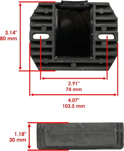 Vista 2 de Caltric Regulador rectificador compatible con Suzuki 500 Lt-F500F Ltf500F Quadrunner 1998-1999