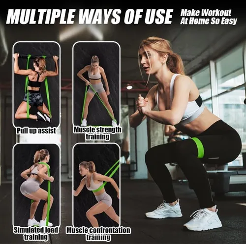 Vista 5 de Resistance Bands for Working Out, Pull Up Assistance Bands Set for Men & Women,Latex Workout Bands, Eexercise Bands Resistance for Body