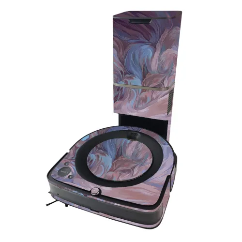 Vista 12 de MIGHTY SKINS MightySkins Skin compatible con iRobot Roomba s9+ Vacuum - Angry Ripple Cubierta de vinilo duradera y única Fácil de aplicar