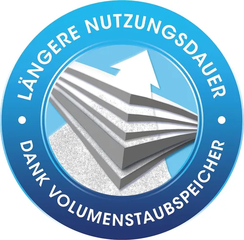 Vista 4 de Swirl 205813 X 351 Hoover Bolsas, azul/blanco/amarillo