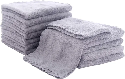 Vista 7 de Paquete de 12 paños para bebé, extra absorbentes y suaves, para recién nacidos, bebés y niños pequeños, adecuados para la piel del bebé y recién