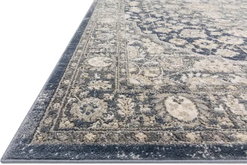 Vista 6 de Loloi II Teagan - Tapete de área, 41.72 x 41.72 cm (1 pies - 6 pulgadas x 1 pies - 6 pulgadas) muestra Swatch, Denim/Mist.