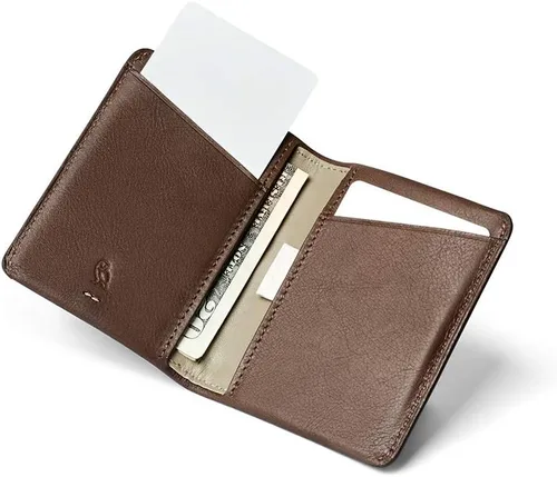 Vista 5 de Bellroy Manga delgada - Edición premium billetera delgada de cuero madera oscura Cartera delgada