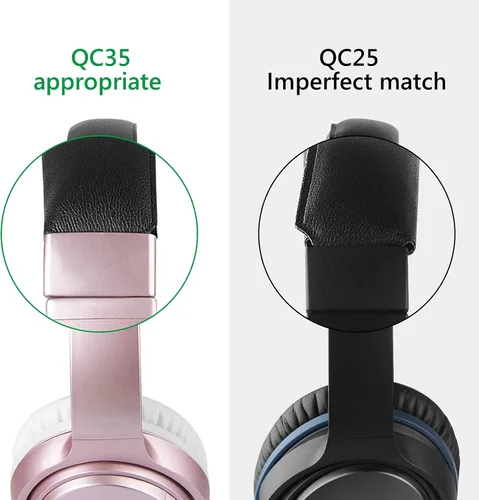 Vista 6 de Geekria Almohadilla para la diadema compatible con Bose QuietComfort 35 ii Gaming, QC35 II/QC35/QC25/QCSE auriculares, pieza de reparación (negro)
