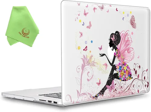 Vista 19 de UESWILL Funda de Carcasa Rígida Mate Compatible con MacBook Pro (Retina, 13 pulgadas, principios de 2015/2014/2013/finales de 2012), Modelo Negro