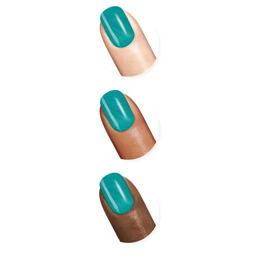 Vista 172 de Sally Hansen Xtreme Wear Esmalte de uñas sin rayas, acabado brillante, duradero, resistente a las astillas, transparente, color de uñas plateado 130