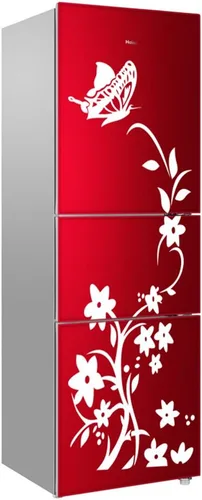 Vista 6 de extraíble vinilo fácil de usar calcomanía decorativo para pared de flores y mariposas para refrigerador muebles