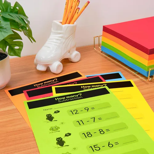 Vista 5 de Astrobrights Mega Collection, papel de colores, surtido de 5 colores "clásico", 625 hojas, 24 lb/89 gsm, 8.5 x 11 pulgadas, más hojas (91623)