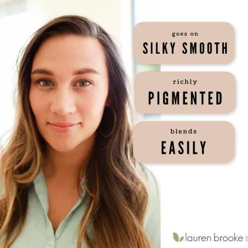 Vista 4 de Lauren Brooke Cosmetiques Sombra de ojos prensada, sombra de ojos natural ricamente pigmentada, maquillaje orgánico certificado por la UE