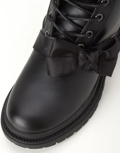 Vista 3 de Vince Camuto Botas para niña - Botas de moto de combate grueso con cadena (12.5-5)