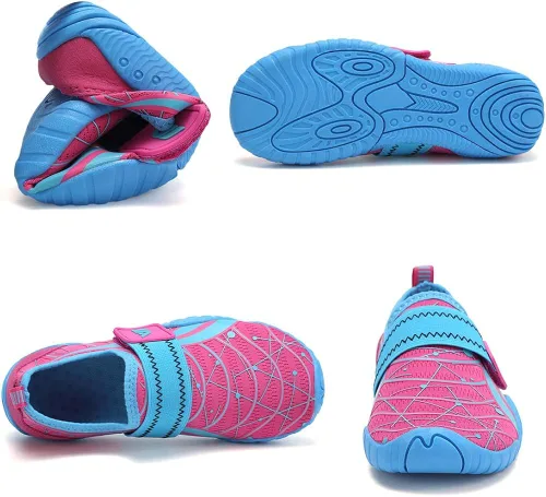 Vista 5 de CIOR Zapatos de agua ligeros para niños y niñas, tenis acuáticos para la playa (niños pequeñosniños grandes)