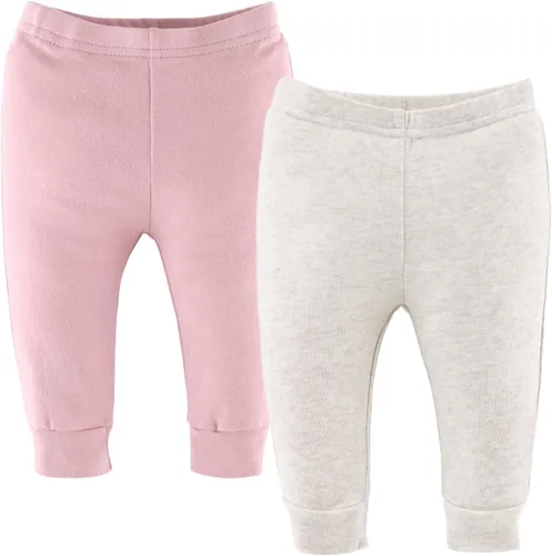 Vista 5 de The Peanutshell 5 Pack Baby Girl Pants Set - 100% Cotton Toddler Pants, Sizes 0-24 Months - Rainbow Safari