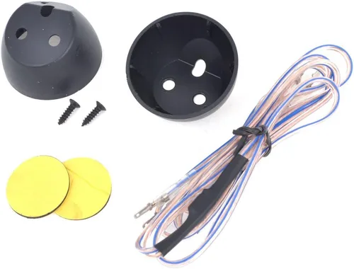 Vista 2 de uxcell Coche Azul Negro Estéreo Audio Altavoz Altavoz Domo Tweeters DC 12V 150W 2 Unids