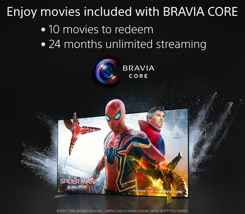 Vista 12 de Sony 48 pulgadas A90K BRAVIA XR 4K HDR TV OLED Smart Google TV (XR-48A90K)
