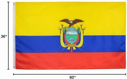 Vista 7 de Bandera de países del mundo de 3 x 5 pies