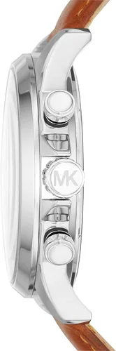 Vista 2 de Michael Kors Gage - Reloj cronógrafo de acero inoxidable Reloj de silicona con cronógrafo Gage