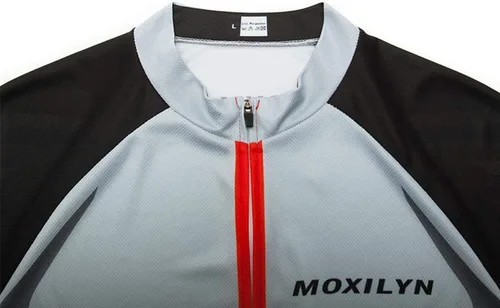 Vista 5 de MOXILYN Camisetas de ciclismo para hombre, conjunto de ropa de bicicleta para hombre, chaqueta de bicicleta de manga larga y pantalones de ciclismo