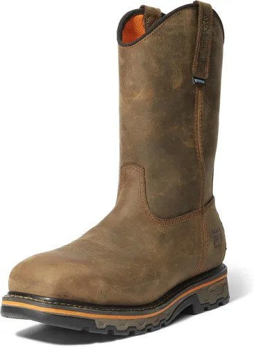Vista 21 de Timberland PRO Botas de trabajo True Grit sin cordones con puntera compuesta para hombre Marrón-2024 Nuevo