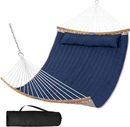 Vista 10 de SUNCREAT Hamacas para colgar en el exterior, hamaca de árbol para exteriores, hamaca grande de repuesto para soporte, beige