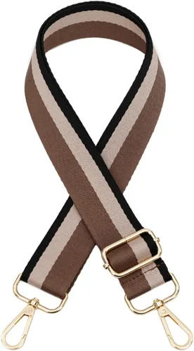 Vista 12 de Correa de bolso de 1.97 pulgadas de ancho, correa ajustable de repuesto para bolsa cruzada de hombro Leopardo blanco negro