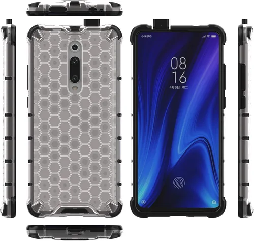 Vista 237 de Pzwoxukhov Funda compatible con Redmi A1, compatible con Redmi A2 Honeycomb Anti-caída Absorción de Golpes Negro