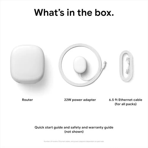 Vista 9 de Google Nest WiFi Pro - Wi-Fi 6E - Sistema Wi-Fi confiable para el hogar con velocidad rápida y cobertura para todo el hogar - WPS - Enrutador