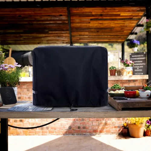 Vista 7 de Cubierta impermeable para horno de exterior Camp Chef, también apto para horno de campamento Chef Deluxe/profesional al aire libre, accesorios