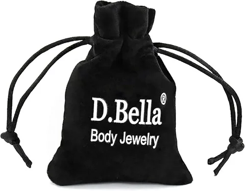 Vista 7 de D.Bella Retenedores de piercing transparentes de 16G para cartílago flexible para hélix, daith, rook, tragus, retenedor de aretes Bioflex, nariz