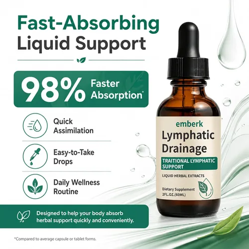Vista 6 de Gotas de Drenaje Linfático, Mezcla Herbal de 2000mg con Saúco, Equinácea y Diente de León, – Apoya el Drenaje Linfático, Sistema Inmunológico