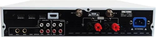 Vista 3 de SINGTRONIC KSP-1000ProW - Procesador de sonido de karaoke digital profesional de 2000 W + 2 micrófonos inalámbricos antiretroalimentación