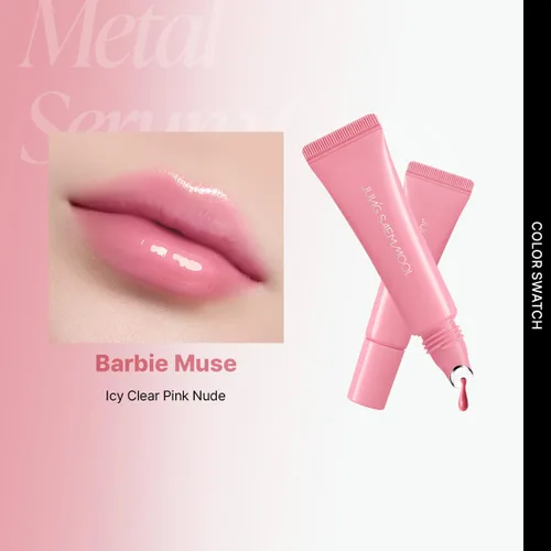 Vista 3 de LIP-PRESSION Metal Serum Gloss Brillo de labios coreano (Barbiemuse)