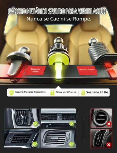 Vista 6 de Soporte extensible para teléfono de coche MagAlign por Bracketron