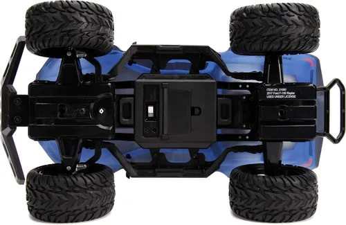 Vista 3 de Jada Toys Just Trucks 2017 Ford F-150 Raptor Elite 4x4 RC, azul, 31090