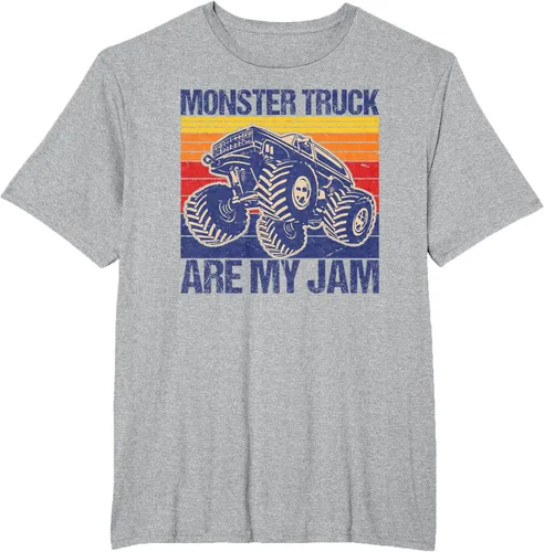 Vista 41 de Monster Truck Are My Jam For Monster Truck Lovers - Camiseta para hombres y niños, Blanco