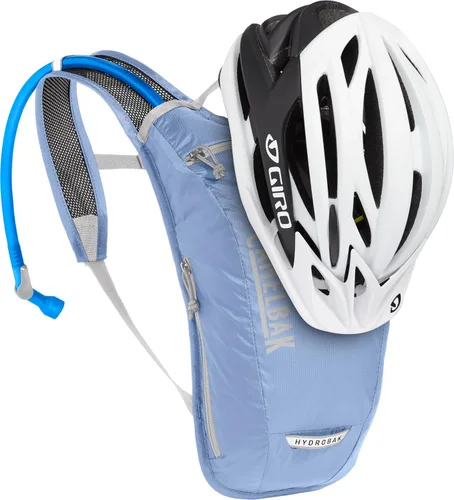 Vista 3 de CamelBak HydroBak Mochila de hidratación ligera para bicicleta, diseño ultraligero de bajo perfil con depósito Crux de 50 onzas, Serenity Blue 2.0