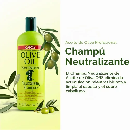 Vista 3 de ORS Champú neutralizante profesional de aceite de oliva 33.8 onzas (1)