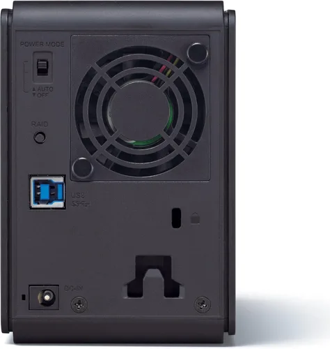 Vista 3 de BUFFALO DriveStation Duo 2-Bay 8TB (2x4TB) Disco duro externo de escritorio TAA USB 3.2