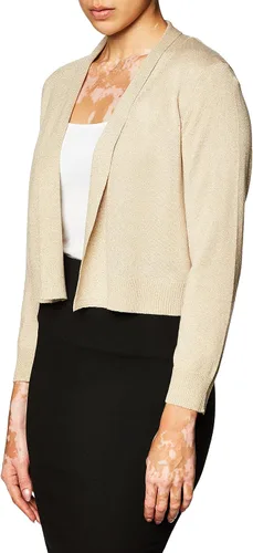 Vista 2 de Calvin Klein Shrug de manga 34 para mujer, con banda y puño, Blanco