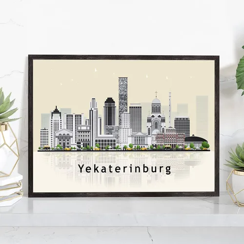 Vista 17 de Pera Print ADANA - Póster de Adana Turquía, ilustración de horizonte urbano de ciudad, póster moderno de pavo, impresión de paisaje urbano y punto