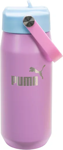 Vista 6 de PUMA Botella de agua de acero inoxidable aislada de 18 onzas unisex para adultos con pajilla y asa de transporte