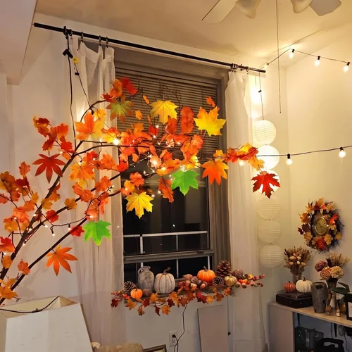 Vista 3 de Ferraycle - 135 piezas de decoración de tablón de anuncios de otoño