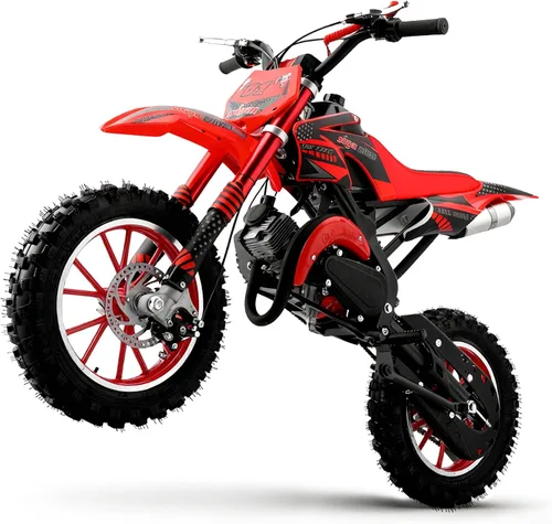 Vista 9 de Motocicleta de motocross para niños de 8 a 14 y 2 tiempos Negro