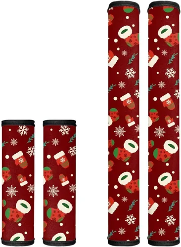 Vista 29 de Black Ornament Refrigerator Door Handle Covers Set of 4