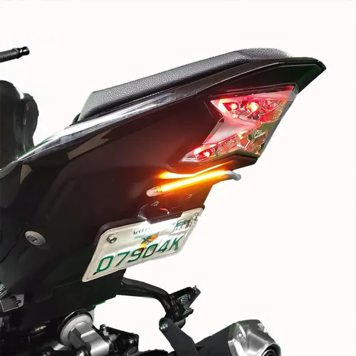 Vista 2 de Luz trasera de intermitente eliminador de guardabarros para adaptarse a Kawasaki Z900 2017-2024