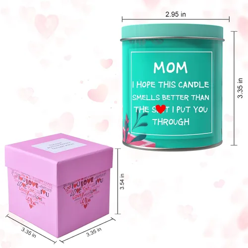 Vista 3 de Regalos para el día de la madre de hija, hijo - Velas perfumadas con aroma a mamá, ideas divertidas de regalos para mamá, regalos únicos