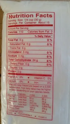 Vista 2 de Harina de arroz tailandesa sin gluten Ideal para cocinar y hornear. Marca Erawan (2)
