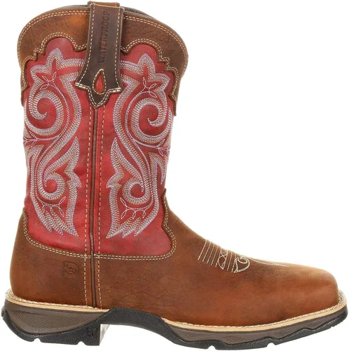 Vista 2 de Durango Lady Rebel Work - Botas de trabajo impermeables con punta compuesta para mujer