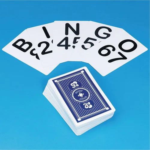 Vista 3 de S&S Worldwide - Tarjetas de llamadas de bingo jumbo Tz-Yw-056