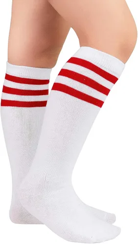 Vista 3 de Century Star Calcetines de fútbol para niños y niñas, calcetines atléticos de algodón